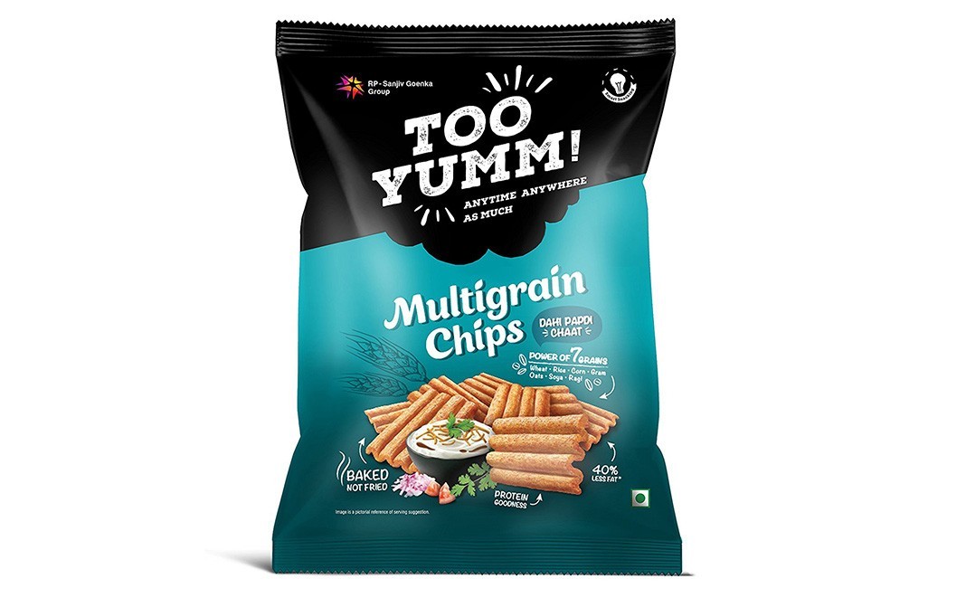 Too Yumm Multigrain Chips Dahi Papdi Chaat   Pack  60 grams